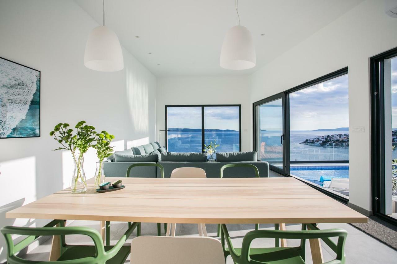 Holiday Home Olive Exclusive - 8 People, Heated Pool, Okrug Gornji, Sea View Traù Esterno foto