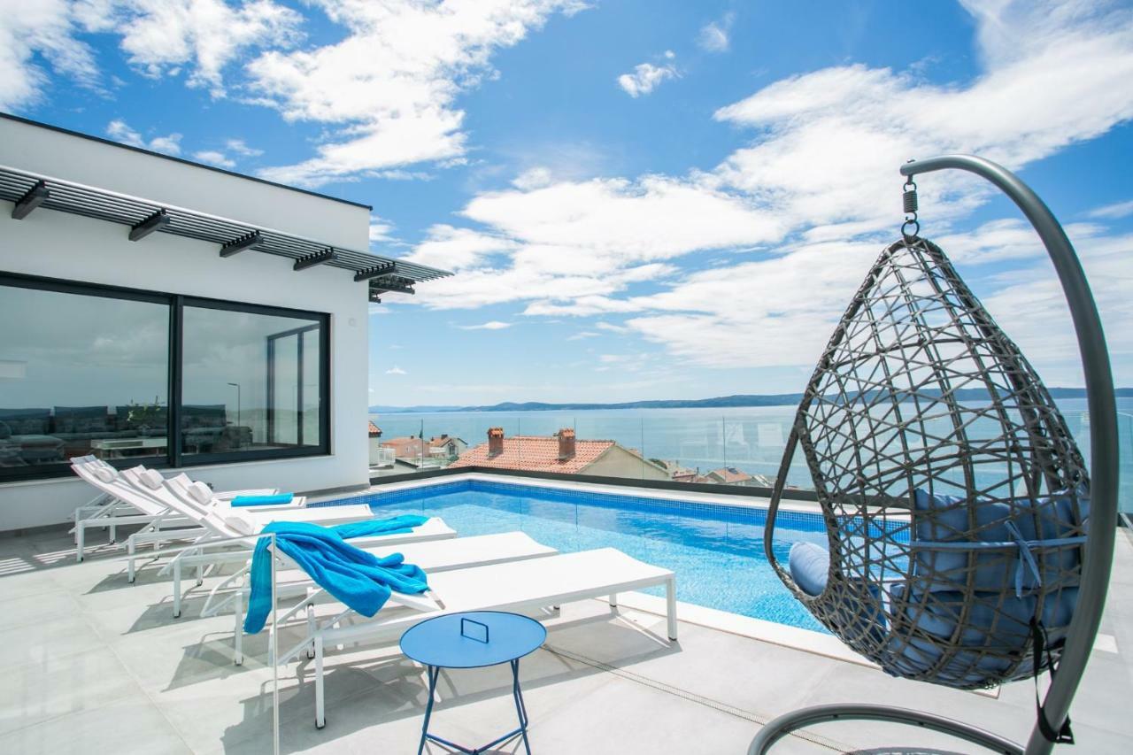 Holiday Home Olive Exclusive - 8 People, Heated Pool, Okrug Gornji, Sea View Traù Esterno foto